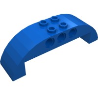 11290 - Slope Curved 2 x 8 x 2 Double - Blue