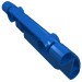 24119 - Technic Panel Curved 7 x 3 with 2 Pin Holes through Panel Surface - Blue