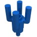 2566 - Blue - Bar, 4 Top Bars, Palm Tree Top