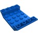 30283 - Blue - Slope Inverted 45Â° 6 x 4 Double with 4 x 4 Recessed