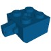 30389c - Blue - Hinge Brick 2 x 2 Locking with 1 Finger Vertical and Axle Hole [X Opening]