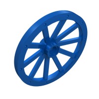 33211 - Wheel Wagon Huge (43mm D.) - Blue