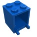 4345a - Blue - Box 2 x 2 x 2 [Solid Studs]
