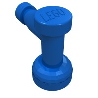 4599b - Tap 1 x 1 without Hole in Spout - Blue