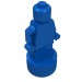 90398 - Blue - Minifig Trophy Statuette