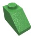 3040b - Slope 45Â° 2 x 1 with Bottom Pin - Bright Green