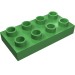 40666 - Duplo Plate 2 x 4 - Bright Green