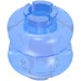 45481 - Clikits Bead, Connector Thick Small Double with 2 Pins - Trans-Light Royal Blue