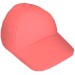 11303 - Coral - Hat / Cap Short Curved Bill with Seams and Hole on Top