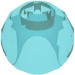 51283 - Helmet Round Sphere with Small Hole - Opal Trans-Light Blue