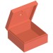 33031 - Salmon - Box 3.5 x 3.5 x 1.3 with Hinged Lid