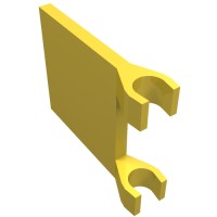 2335 - Flag 2 x 2 Square [Thin Clips] - Yellow