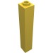 2453a - Yellow - Brick 1 x 1 x 5 with Blocked Open or Hollow Stud