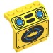 2582pr0006 - Yellow - Hinge Panel 2 x 4 x 3 1/3 with Yellow Submarine Print