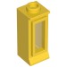 29c01 - Yellow - Window 1 x 1 x 2, Short Lip [with Glass]
