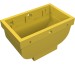 30109 - Yellow - Belville, Equipment, Basket 2 x 4 x 2 without Handle