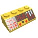 3037pr0018 - Yellow - Slope 45Â° 2 x 4 with '268', Map Lines, Bar Gauges Print