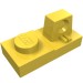 30383 - Yellow - Hinge Plate 1 x 2 Locking with 1 Finger On Top