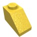 3040b - Slope 45Â° 2 x 1 with Bottom Pin - Yellow