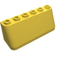 4176 - Windscreen 2 x 6 x 2, Wide Top - Yellow