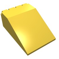 4474 - Windscreen 6 x 4 x 2 Canopy - Yellow