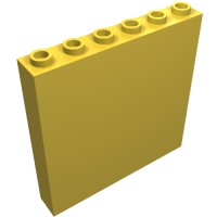 59349 - Panel 1 x 6 x 5 - Yellow