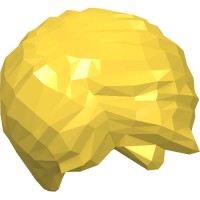 62810 - Hair Short, Tousled with Side Part - Yellow