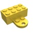 90754 - Yellow - Brick Magnet 2 x 4 with Round Plate 2 x 2