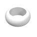 56823c100 - White - String Cord Thin 100cm