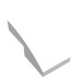 11477 - Slope Curved 2 x 1 No Studs [1/2 Bow] - White