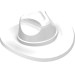 13565 - Hat Very Wide Brim, Outback Style [Fedora] - White