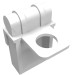 2524 - White - Minifig Neckwear Backpack Non-Opening