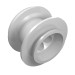 2996 - White - Wheel 68.8 x 40 Balloon Large