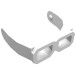 30170 - Headwear Accessory Glasses / Goggles - White