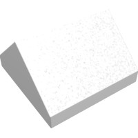 3043 - Slope 45Â° 2 x 2 Double - White