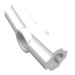 32016 - White - Technic Axle and Pin Connector Angled #3 - 157.5Â°