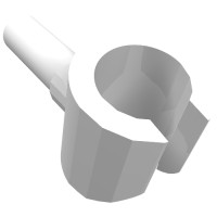 3820 - Minifig Hand - White