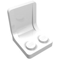 4079 - Seat / Chair 2 x 2 - White