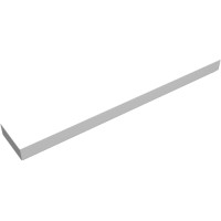 6636 - Tile 1 x 6 with Groove - White