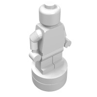 90398 - Minifig Trophy Statuette - White