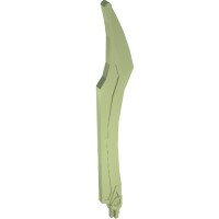 11305 - Large Figure Weapon Blade, Curved Tip with Axle - Yellowish Green