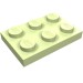 3021 - Plate 2 x 3 - Yellowish Green