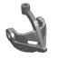 2594 - Headwear Accessory Visor Grille with Top Pin Hole (Castle) - Flat Silver