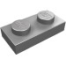 3023 - Plate 1 x 2 - Flat Silver
