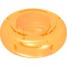 46296 - Trans-Orange - Clikits Bead, Ring, Thick Small with Hole