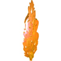 64297 - Large Figure Weapon Sword, Glatorian Flame Sword - Trans-Orange