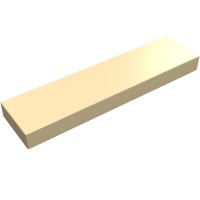 2431 - Tile 1 x 4 with Groove - Tan