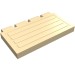 2873 - Tan - Hinge Train Gate 2 x 4