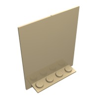30102 - Door 2 x 5 x 5 Swivel, Flat Base - Tan
