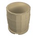30139 - Tan - Barrel 4 x 4 x 3.5